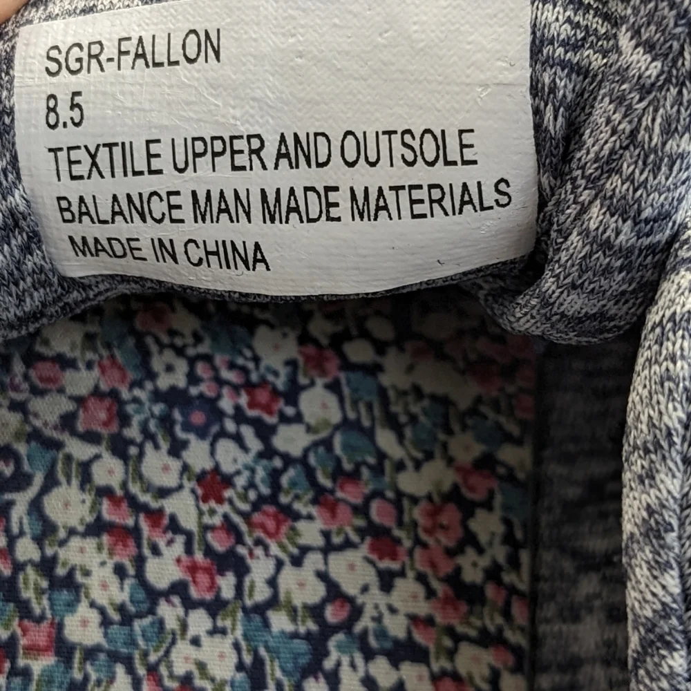 Sugar Fallon Jersey Canvas Sneakers 8.5 - Picture 4 of 8